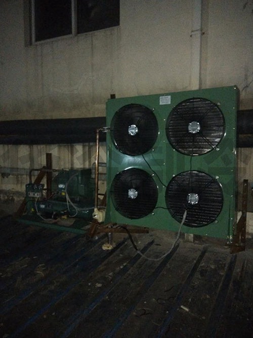 15P比泽尔活塞压缩机风冷冷凝机组工程图片